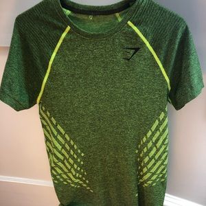 Green Gymshark t shirt